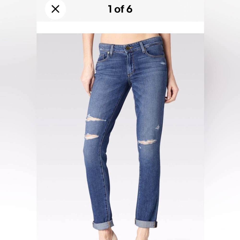 2 PAIRS - Paige Jimmy Jimmy Brady destructed jeans - 2 PAIRS